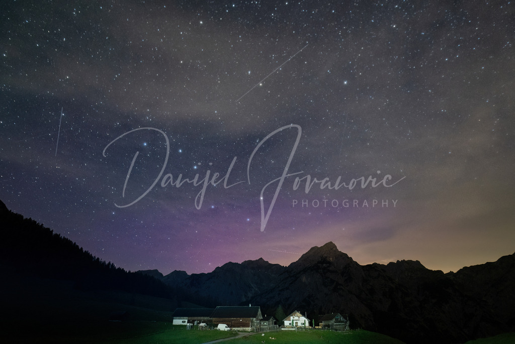 Polarlichter | im Karwendel bei der Walderalm