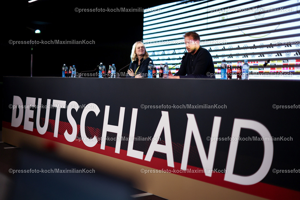DFB07092401139 | 07.09.2024, Düsseldorf, UEFA Nations League, Deutschland – Ungarn, Merkur Spielarena, Division A, 2024/2025, Gruppe 3: PK Pressekonferenz nach dem 5:0 Sieg - Trainer Julian Nagelsmann (GER Bundestrainer) im PortraitDFB regulations prohibit any use of photographs as image sequences and or quasi-video.