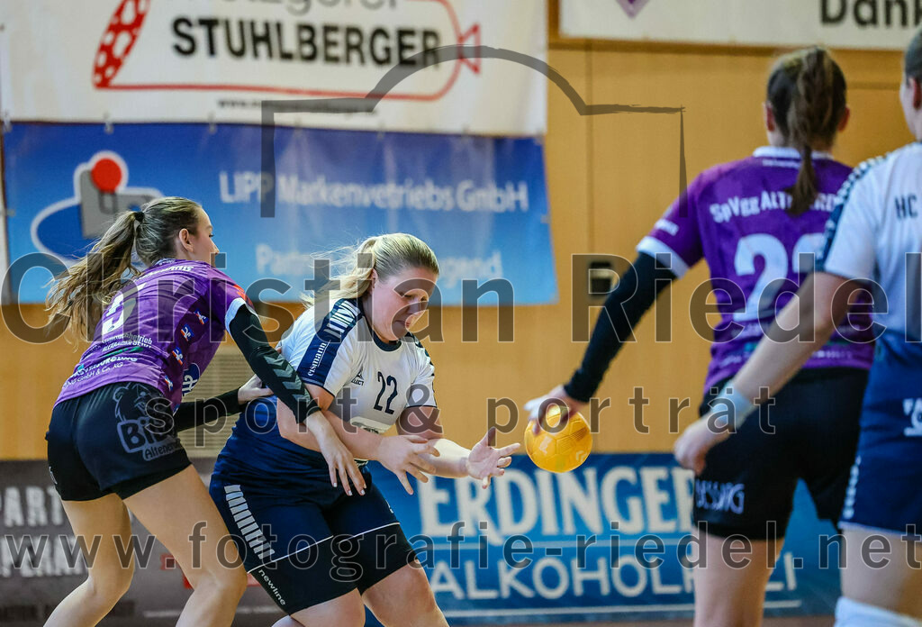 2023-12-16_011_SpVgg_Altenerding_gegen_HC_Donau-Paar_II | Erding, Deutschland, 16.12.2023:
Handball, Bezirksoberliga Frauen Altbayern 2023 / 2024, 10. Spieltag, SpVgg Altenerding gegen HC Donau/Paar II, Endergebnis: 22:22

Foto: Christian Riedel / fotografie-riedel.net