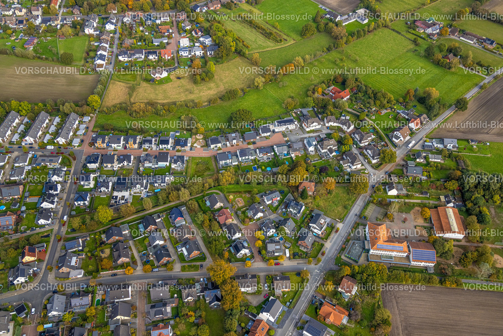 Hamm241015032 | Luftbild, Wohngebiet Brandheide, Grüner Winkel und Schwarzdornweg, Uentrop, Hamm, Ruhrgebiet, Nordrhein-Westfalen, Deutschland