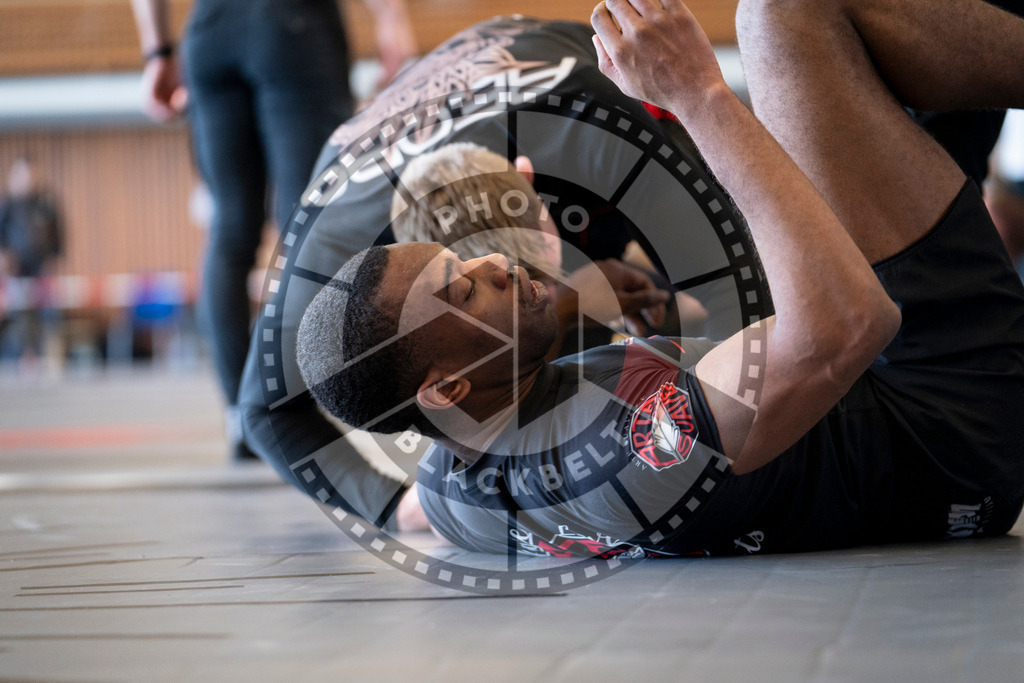 20240309PBB6537 | Fighters compete during the International Luta Livre (ILLCS) Spring Championship in Hannover, Germany, on March 9, 2024.