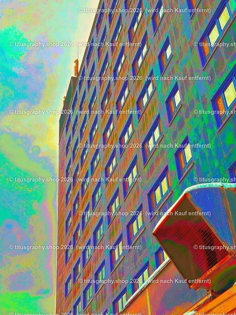 Hochhaus titusgraphy-architektur-edition 07 | Fotokunstarbeit aus der phototitusgraphy-edition Architektur.  - Realisiert mit Pictrs.com