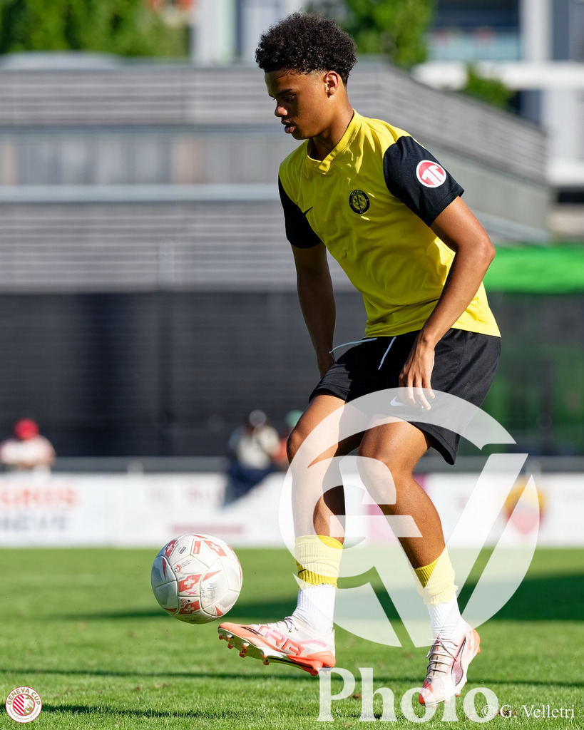 GenevaCup Group Phase - FC Meyrin v Everton FC | during the GenevaCup Group Phase match between FC Meyrin and Everton FC at Stade des Arberes in Meyrin, Switzerland