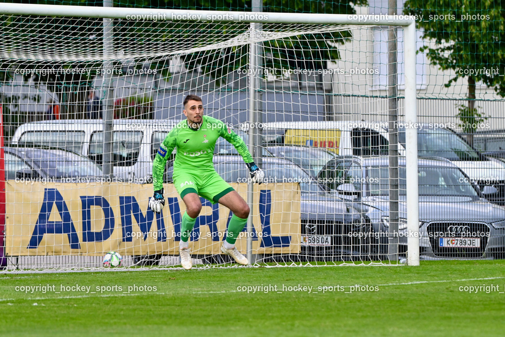 SAK vs. SV Spittal Drau 1921 | #1 Kristijan Kondic SAK, SAK vs. SV Spittal Drau 1921, SAK vs. SV Spittal Drau 1921 am 23.05.2025 in Klagenfurt (Sportpark Welzenegg), Austria, (Photo by Bernd Stefan)
