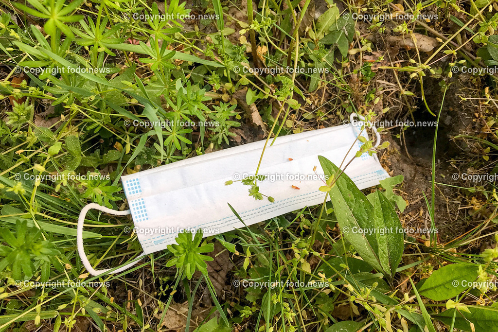 Corona_ 5 Jahre Covid Lockdown_ 15.03.2025-73 | 15.03.2025, Linz, AUT, Corona, 5 Jahre Covid Lockdown, im Bild Stadtansichten, Themenbild, Maske, Strasse, weggeworfen, Schutz, SARS, Virus