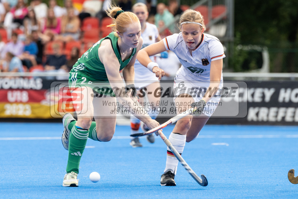 SFE_20230713_0126 | EuroHockey EM U18 Girls Germany vs Ireland am 13.07.2023 in Krefeld (Gerd-Wellen-Hockeyanlage), Photo: Stephan Fehrmann 2023 (Sports-Gallery)