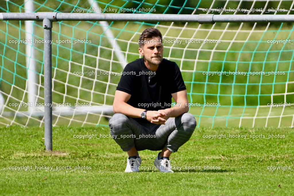 ATUS Velden vs. VST Völkermarkt | Headcoach ATUS Velden Marcel Günther Kuster, ATUS Velden vs. VST Völkermarkt, ATUS Velden vs. VST Völkermarkt am 30.05.2024 in St. Egyden (Sportpark St. Egyden), Austria, (Photo by Bernd Stefan)