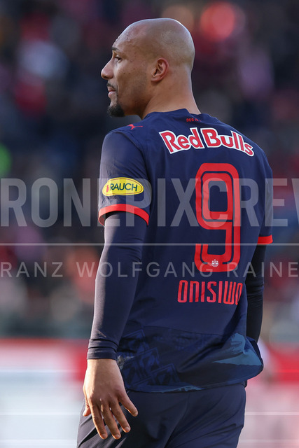 Grazer AK 1902 vs FC Red Bull Salzburg – Austrian Bundesliga | Graz, Austria, 15.Feb.26 - SOCCER - ADMIRAL Bundesliga, Grazer AK 1902 vs FC Red Bull Salzburg. The image shows Karim Onisiwo (Red Bull Salzburg).