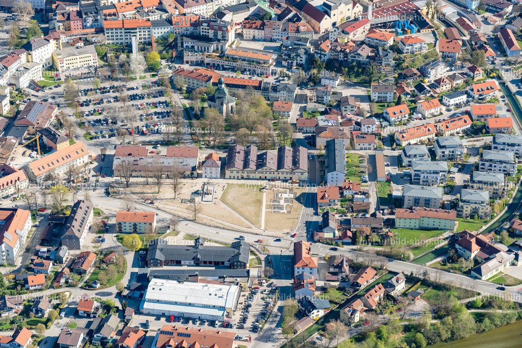 luftbild-salinenpark-umbau-traunstein-bruno-kapeller | Luftbild von - Realisiert mit Pictrs.com