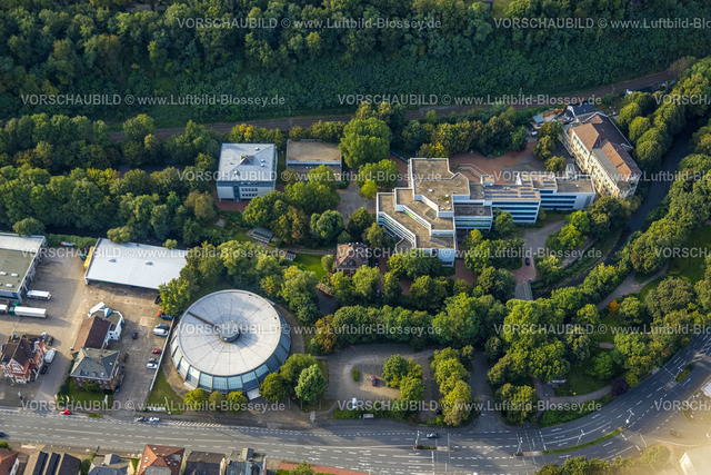Hagen230903815 | Luftbild, Rundturnhalle an der Gesamtschule Haspe, Haspe, Hagen, Ruhrgebiet, Nordrhein-Westfalen, Deutschland