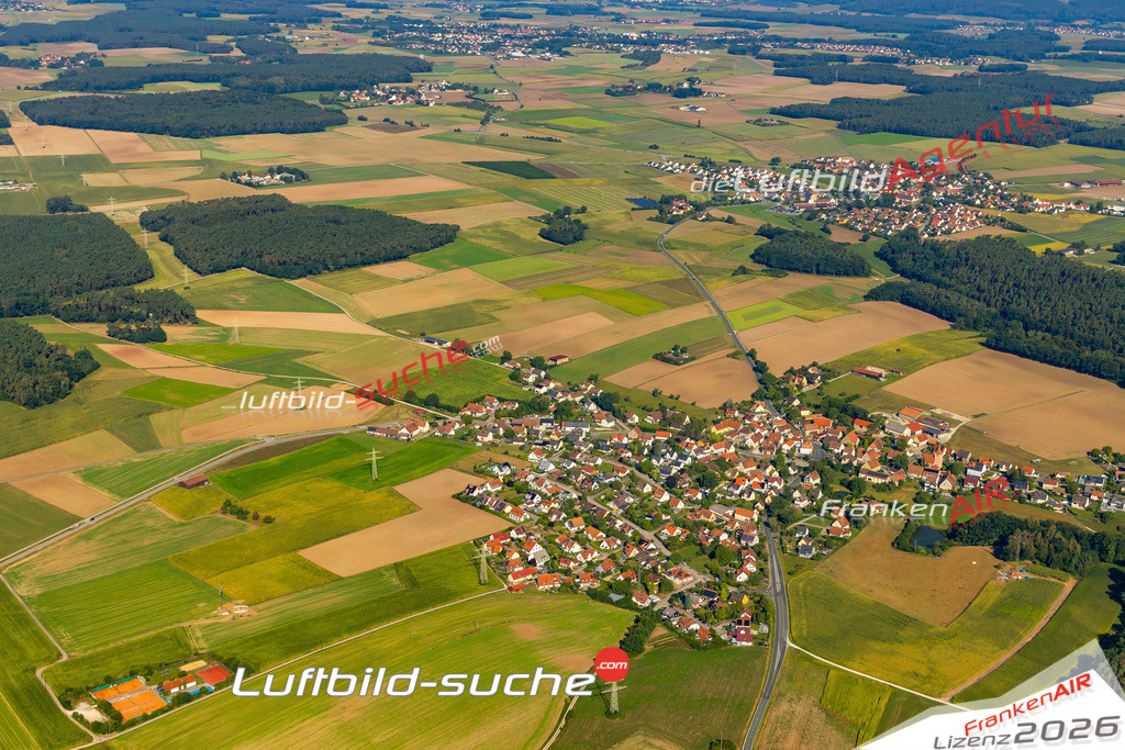 Das Luftbild zeigt : Regelsbach Rohr - Die Luftaufnahme wurde 2024 vom UL-Flugzeug aus erstellt ( keine Drohne ) - Hochauflösende Luftaufnahme - Für grossformatige Ausdrucke geeignet. Die Geschenkidee !Mit Lizenz und Bildrechte bestellbar
