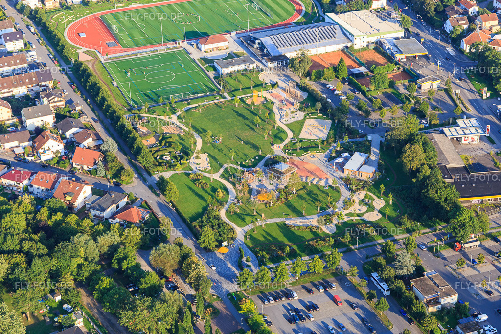 alla hopp! Anlage & Bürgerpark Hemsbach http://allahopp.hemsbach.de/ | Luftbild: alla hopp! Anlage & Bürgerpark Hemsbach http://allahopp.hemsbach.de/ in Hemsbach im Bundesland Baden-Württemberg in Deutschland. Foto: IMG_103020.jpg vom 28.08.2017 durch Werner Riehm/FLY-FOTO.de - Realisiert mit Pictrs.com