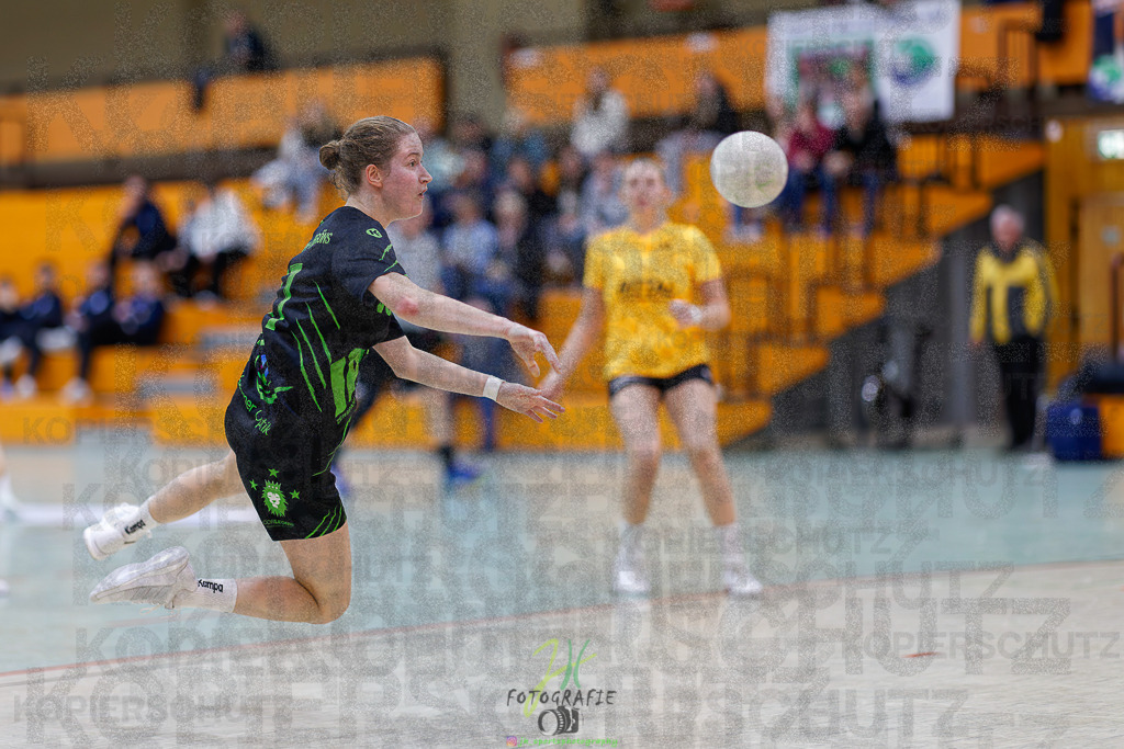 Frauen Oberliga Mitte (HHV); HSG Kleenheim/Langgöns II - HSG Eibelshausen/Ewersbach | Frauen Oberliga Mitte (HHV); HSG Kleenheim/Langgöns II - HSG Eibelshausen/Ewersbach am 01.11.2025 in Oberkleen (Weidig-Halle)Photo © 2025 - Jörg Heinrich - Realisiert mit Pictrs.com