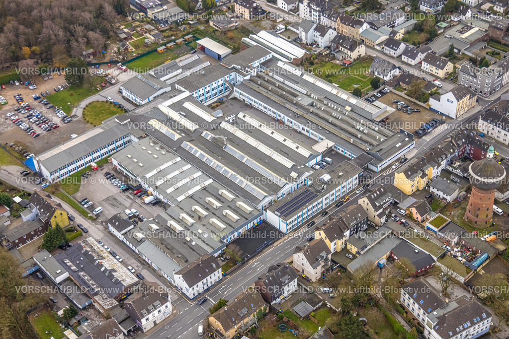 Velbert251201142 | , Luftbild, Gewerbegebiet Langenberger Straße, Werk EMKA Beschlagteile GmbH & Co. KG, Velbert, Bergisches Land, Nordrhein-Westfalen, Deutschland