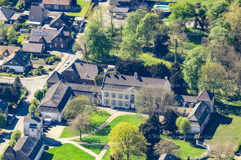 Luftbilder Rheinberg-Ossenberg-0569 | Luftaufnahme Schloßpark im Ortsteil Ossenberg in Rheinberg - Realisiert mit Pictrs.com