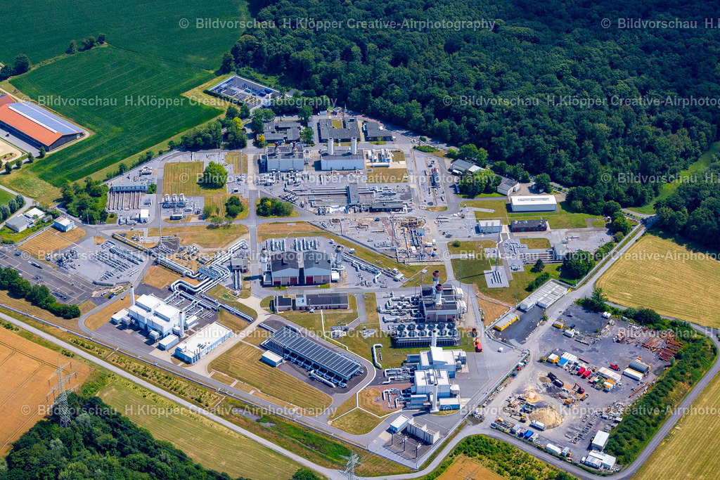Luftbild Werne-5165 | Luftbildfotografie Verdichterstadion und Pumpwerk für Erdgas " Open Grid Europe " in Werne im Bundesland Nordrhein-Westfalen, Deutschland - Realisiert mit Pictrs.com