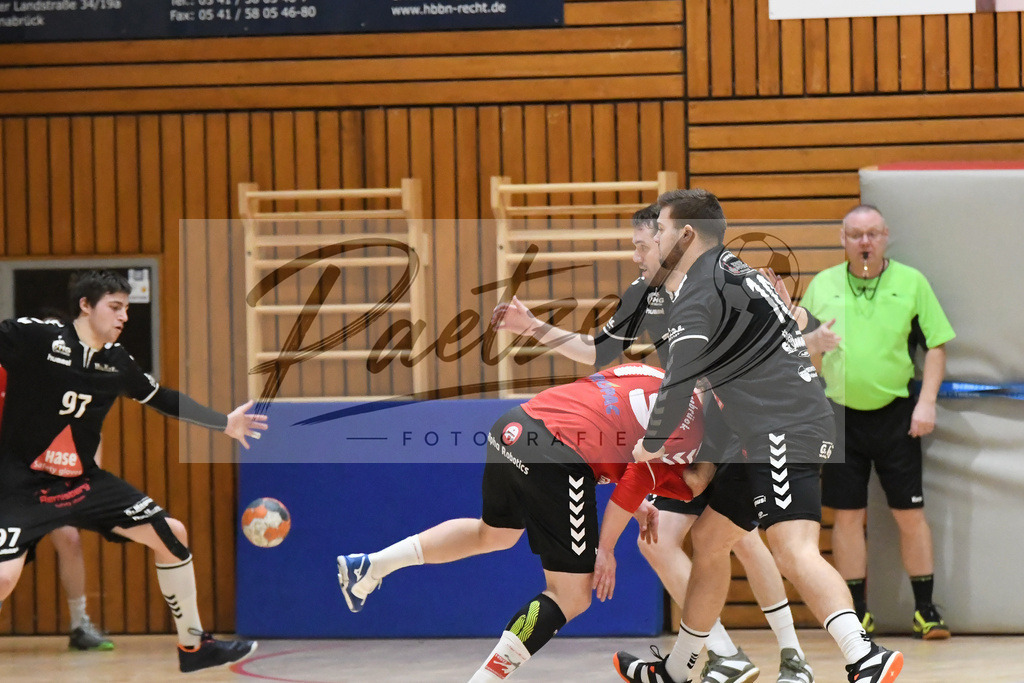 20200125_HSGHGJ_0025 | Handball, Herren:   beim Spiel der Landesliga zwischen HSG Osnabrück vs. HG Jever/Schortens am 25.01.2020 in der OSC-Halle in Osnabrück, Deutschland.(Foto von Nico Paetzel) - Realisiert mit Pictrs.com