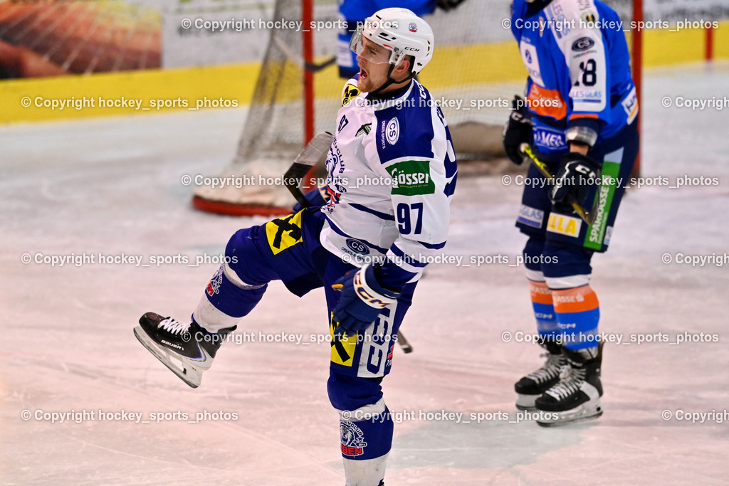 ESC SPARKASSE STEINDORF vs. UECR Huben  | #97 Fuetsch Johannes UECR EISBÄREN HUBEN, ESC SPARKASSE STEINDORF vs. UECR Huben , ESC SPARKASSE STEINDORF vs. UECR Huben  am 06.02.2026 in Steindorf (Ossiachersee Halle), Austria, (Photo by Bernd Stefan)