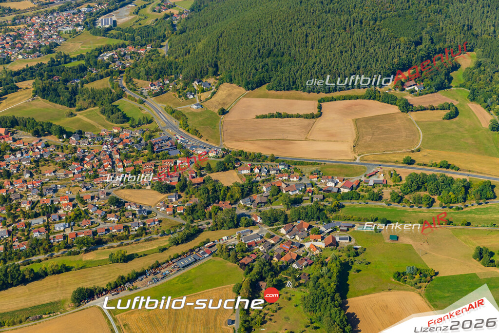Luftaufnahme von Thonberg Weißenbrunn Bild- Das Luftbild wurde 2025 vom UL-Flugzeug heraus erstellt ( keine Drohne ) - Hochauflösende Luftaufnahme -Nicht vergleichbar mit Google Maps oder Satelittenbilder- Die Geschenkidee !Mit Lizenz und Bildrechte bestellbar