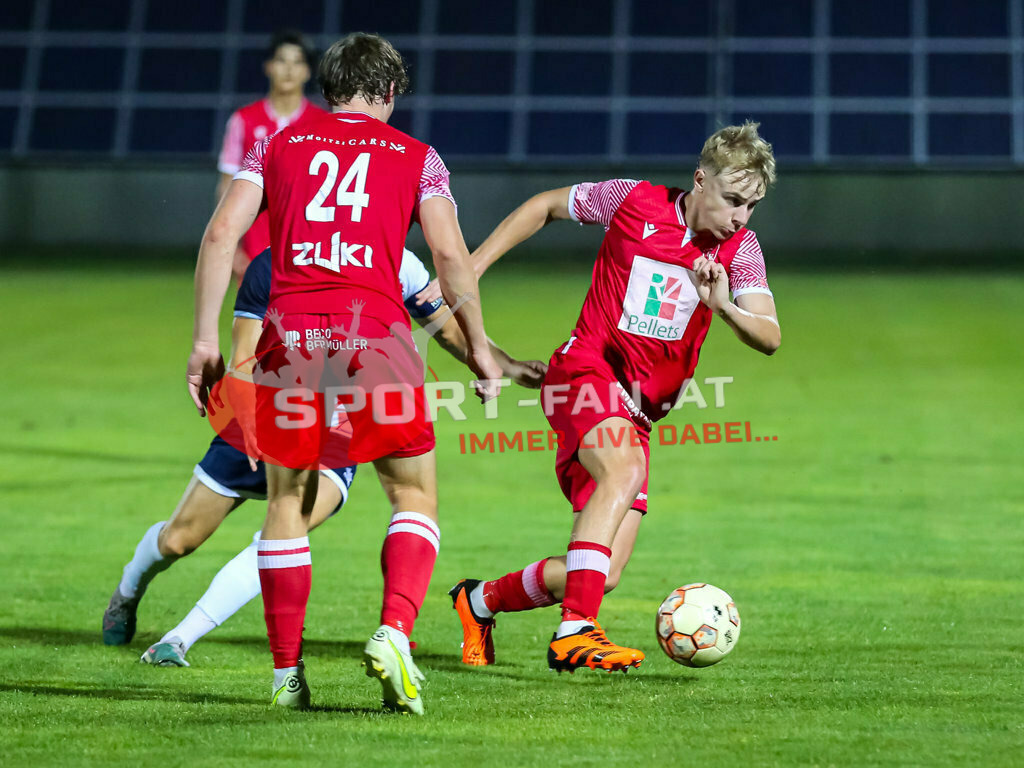 SC St Veit - SK St Andrä 1-6, Unterliga Ost | Jannik De Raaij (SK St. Andrä/Lav. #24) SC St Veit - SK St Andrä 6-1 am 22.08.2023 in St. Veit
(Jacques Lemans Arena), Austria, (Photo by Ernst Krawagner sport-fan.at) - Realisiert mit Pictrs.com