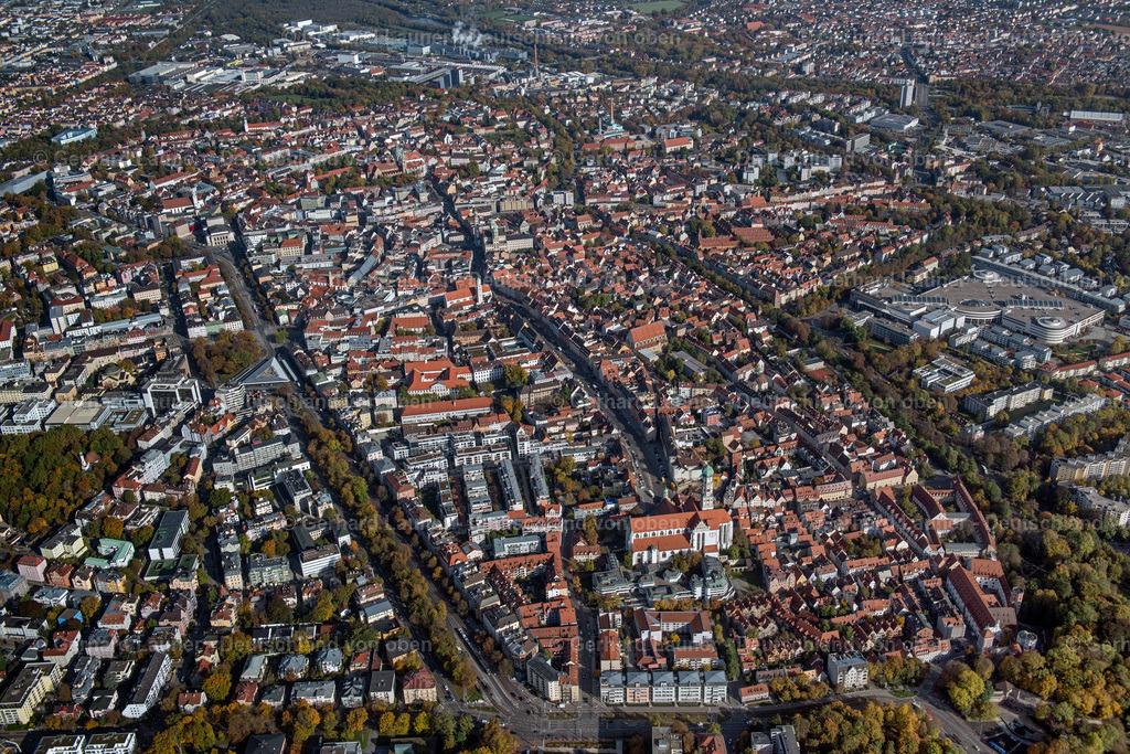 3703587 | LECHVIERTEL - ÖSTLICHES ULRICHSVIERTEL 13.10.2017 Stadtzentrum im Innenstadtbereich  in Lechviertel - Östliches Ulrichsviertel im Bundesland Bayern, Deutschland // The city center in the downtown area  in Lechviertel - Östliches Ulrichsviertel in the state Bavaria, Germany Foto: Gerhard Launer