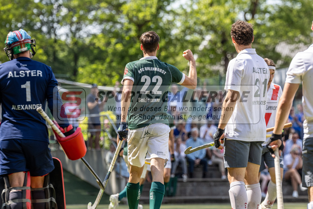 MJ_2024-.05-12-H-HTCU-Alster-27 | Jonas Seidemann (Uhlenhorst Mülheim #22), Uhlenhorst Mülheim - Der Club an der Alster am 12.5.2024 im Waldstadion, Mülheim a. d. Ruhr