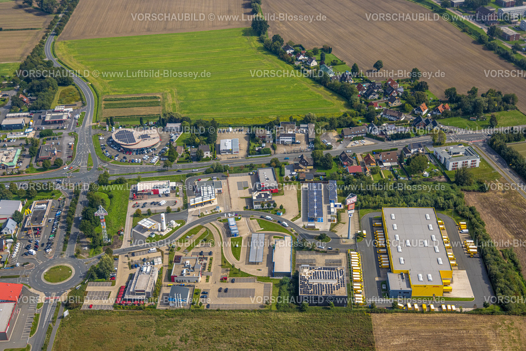 Unna230900896 | Luftbild, Gewerbegebiet Kamen Karree, Mönninghoffs Feld, Afferde, Unna, Ruhrgebiet, Nordrhein-Westfalen, Deutschland