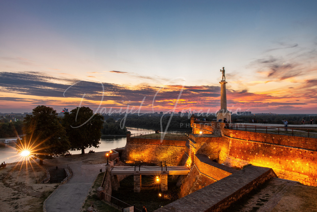 Kalemegdan | Abendstimmung auf der Belgrader Festung Kalemegdan