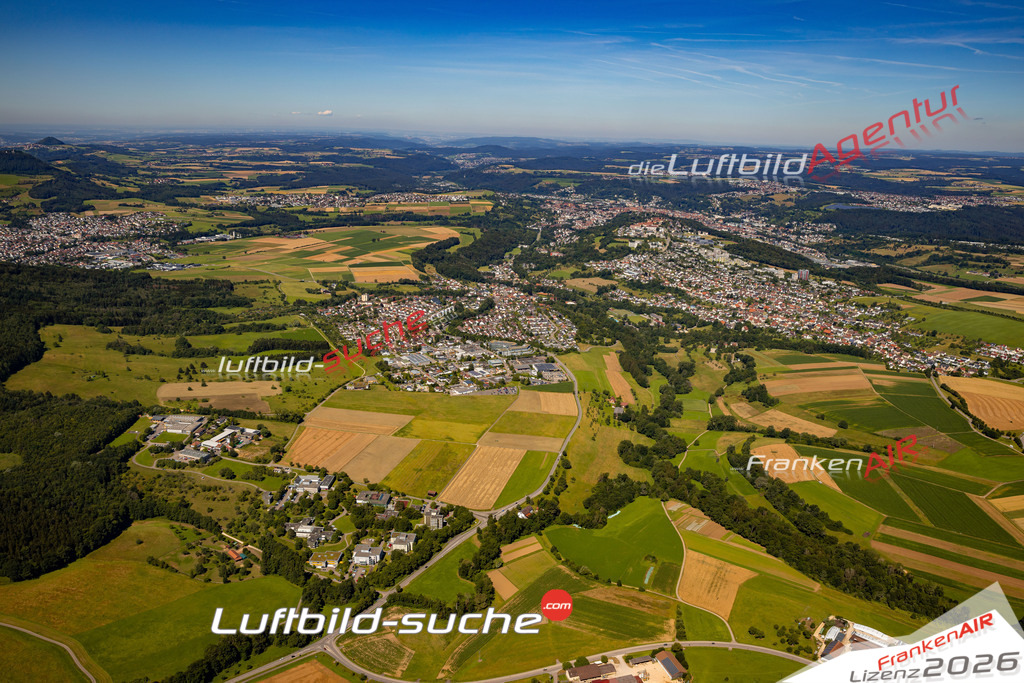 Das Luftbild zeigt : Unterbettringen Schwäbisch Gmünd - Die Luftaufnahme wurde 2024 vom UL-Flugzeug aus erstellt ( keine Drohne ) - Hochauflösende Luftaufnahme - Für grossformatige Ausdrucke geeignet. Die Geschenkidee !Mit Lizenz und Bildrechte bestellbar
