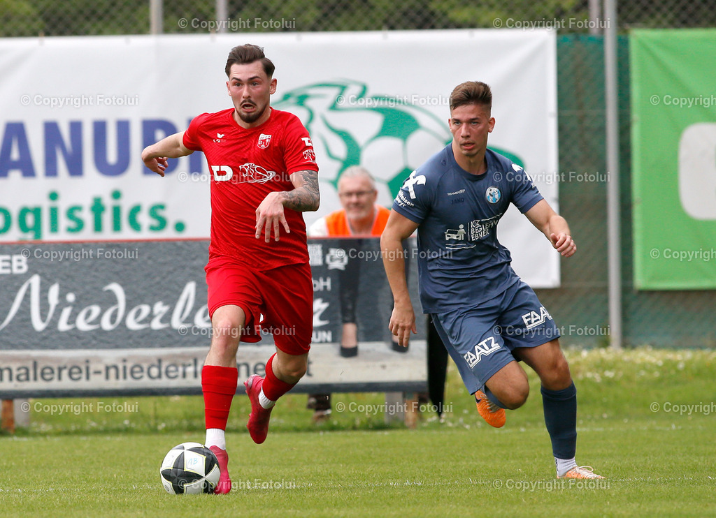 A_LUI_03052025_0015 | SPORT FUSSBALL LL.OST ASKOE OEDT 1B-USV ST.ULRICH 03.05.2025IM BILD: FLORIAN AIGNER  (OEDT1B) UND ARSLAN NESIMOVIC (ST.ULRICH)FOTO:FOTOLUI