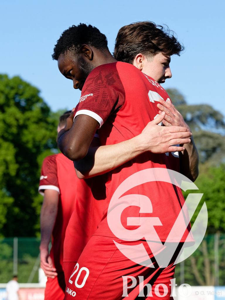 Lancy FC  v Servette FC M-21  - 1ere ligue Classic  | Geneva, Switzerland - April 25 : during the 1ere ligue Classic  match between Lancy FC  and Servette FC M-21  at Stade de Marignac on April 25 , 2026 in Geneva, Switzerland.