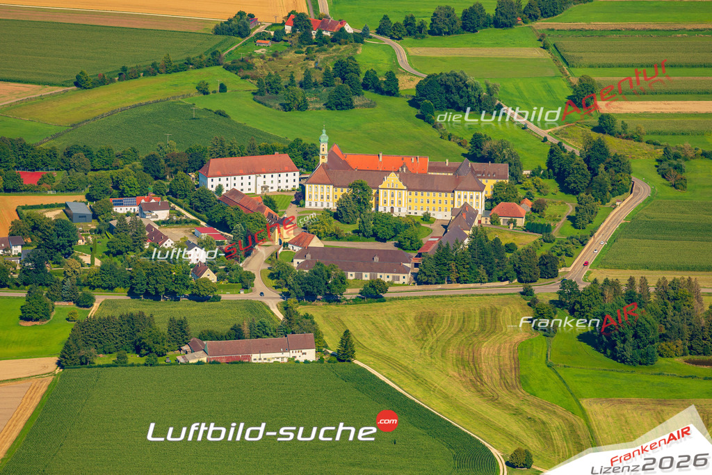 Luftaufnahme  Kloster  Mödingen Das Luftbild wurde 2025 vom UL-Flugzeug heraus erstellt ( keine Drohne ) - Hochauflösende Luftaufnahme -Nicht vergleichbar mit Google Maps oder Satelittenbilder- Die Geschenkidee !Mit Lizenz und Bildrechte bestellbar