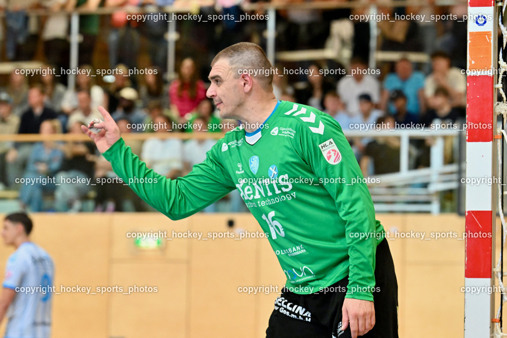 SC Ferlach vs. HSG Xentis Lipizzanerheimat | #16 BUDOVIC Jovo HSG Xentis Lipizzanerheimat,  SC Ferlach vs. HSG Xentis Lipizzanerheimat, SC Ferlach vs. HSG Xentis Lipizzanerheimat am 18.04.2026 in Ferlach (Ballspielhalle Ferlach), Austria, (Photo by Bernd Stefan)