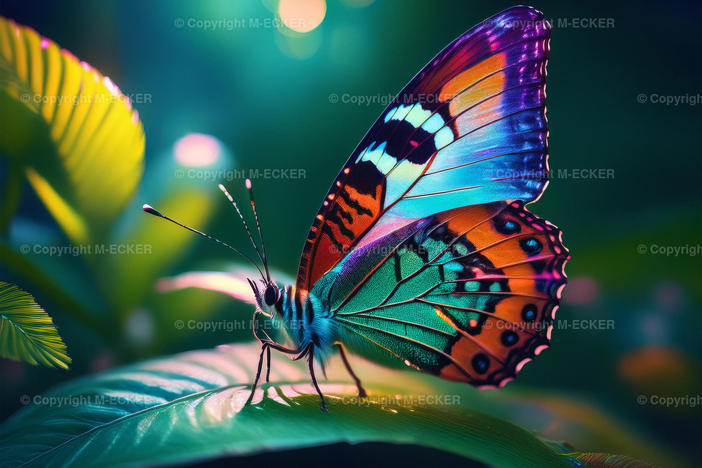 schmetterling auf blatt 4 Kopie | Martin Ecker Fotograf Euratsfeld - Realisiert mit Pictrs.com