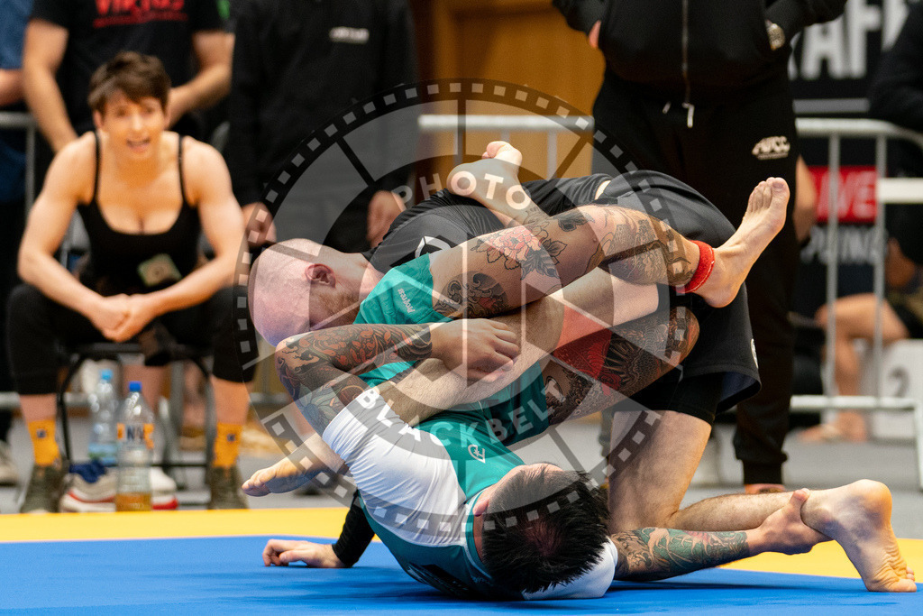 20230916PBB3297 | Fighters compete during the grappling tournement ADCC Trials (European, Middle East and African Championship) in Warsaw, Poland, on September 16, 2023.