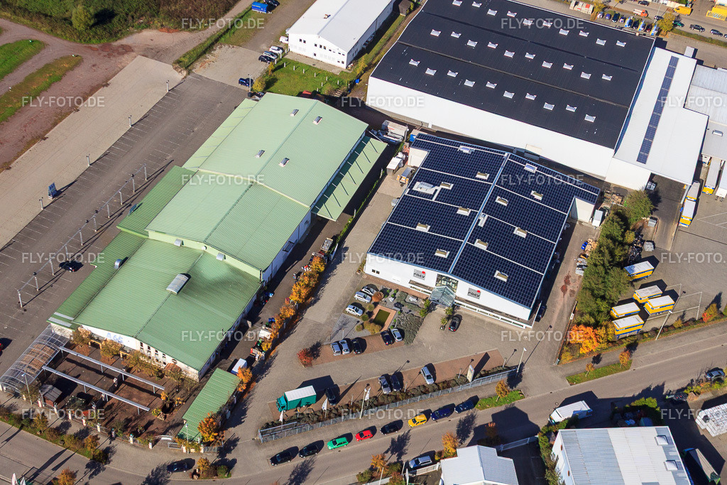 Industriegebiet Horst, Frey Küchenzentrum-Innenausbau https://frey-kandel.de/ | Luftbild: Industriegebiet Horst, Frey Küchenzentrum-Innenausbau https://frey-kandel.de/ im Ortsteil Minderslachen in Kandel im Bundesland Rheinland-Pfalz in Deutschland. Foto: IMG_34888.jpg vom 26.10.2010 durch Werner Riehm/FLY-FOTO.de - Realisiert mit Pictrs.com