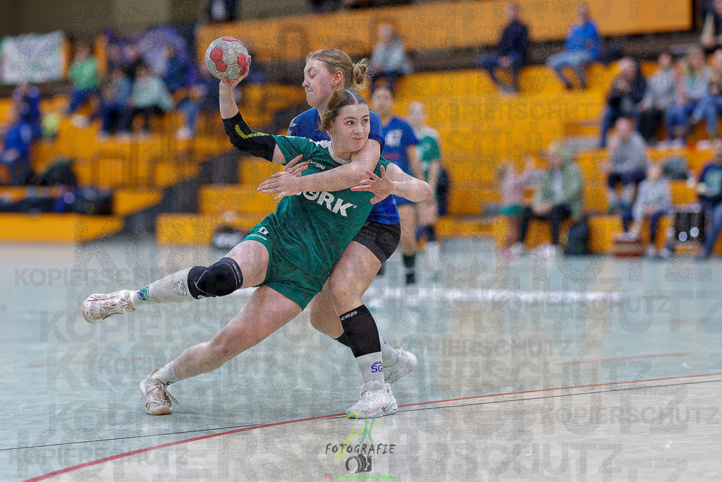 Jugenbundesliga wJB; HSG Kleenheim/Langgöns - SG Kappelwindeck/Steinbach | Jugenbundesliga wJB; HSG Kleenheim/Langgöns - SG Kappelwindeck/Steinbach am 23.11.2025 in Oberkleen (Weidig-Halle)Photo © 2025 - Jörg Heinrich - Realisiert mit Pictrs.com