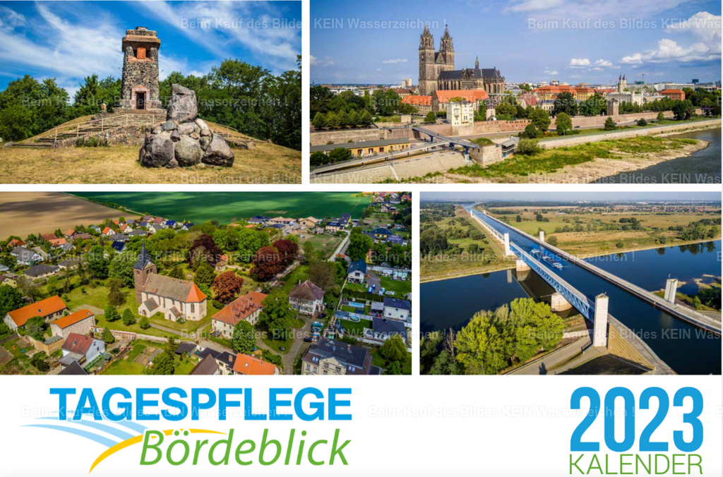 Firmenkalender Deckblatt Bördeblick | Beispiele Firmenkalender individuell mit eigenem Logo - Realisiert mit Pictrs.com