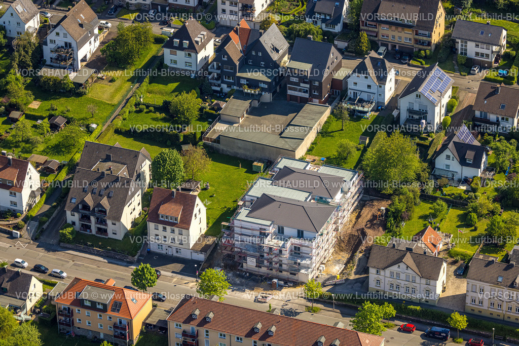 Arnsberg230500490 | Luftbild, Baustelle und Neubau an der Ringstraße, Arnsberg, Sauerland, Nordrhein-Westfalen, Deutschland
