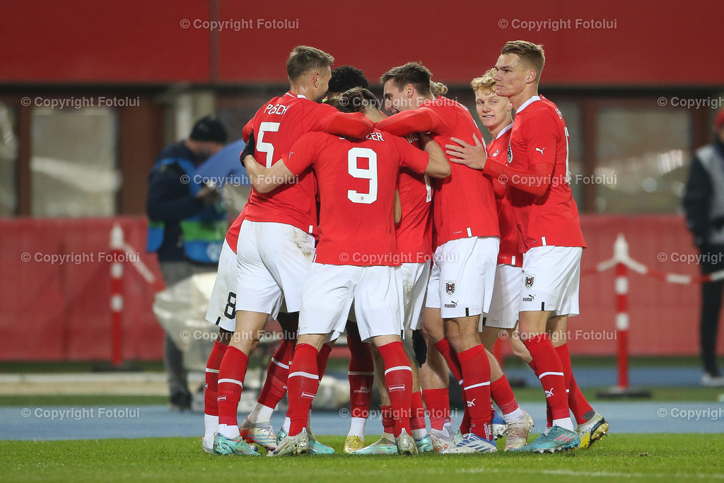 A_LUI_20221120_0018 | SPORT FUSSBALL TESTSPIEL  ÖSTERREICH VS ITALIEN
IM BILD: Torjubel (Österreich),


FOTO:FOTOLUI/UW