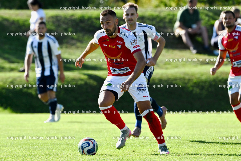 ATUS Nötsch vs. FC Dölsach | #9 Edin Avdic ATUS Nötsch, ATUS Nötsch vs. FC Dölsach, ATUS Nötsch vs. FC Dölsach am 23.08.2026 in Nötsch (Sportplatz Nötsch), Austria, (Photo by Bernd Stefan)