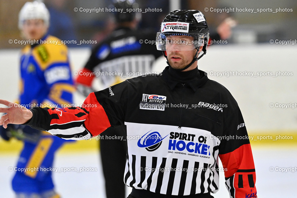 1. EHC Althofen vs. ESC Sparkasse Steindorf  | OREL Stephan Referee, 1. EHC Althofen vs. ESC Sparkasse Steindorf , 1. EHC Althofen vs. ESC Sparkasse Steindorf  am 08.03.2026 in Althofen (Stadthalle Althofen), Austria, (Photo by Bernd Stefan)