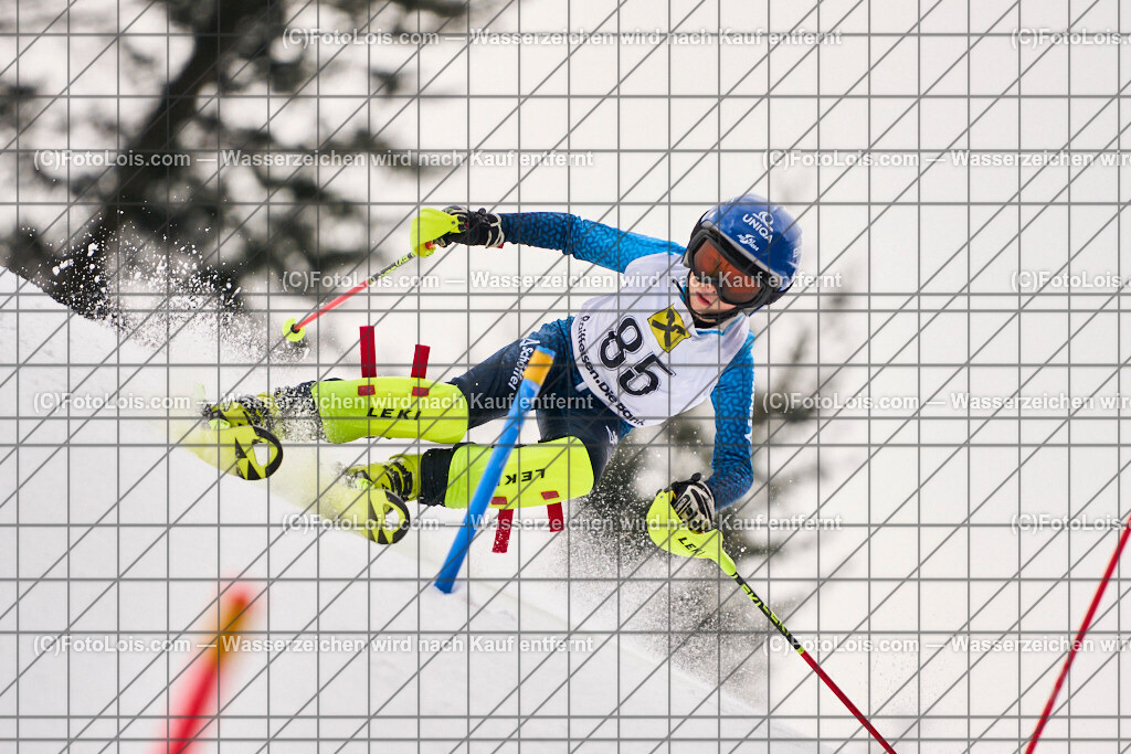 ALP3801_KinderCup-SL_STMK_Strallegg_Thanner Timo Maximilian | Raiffeisen KINDERCUP Alpin, SLALOM auf der JogllandStreif in Strallegg am So 23. Februar 2025. Veranstaller: Steirischer Skiverband (5000). Skiunion Strallegg (5197).