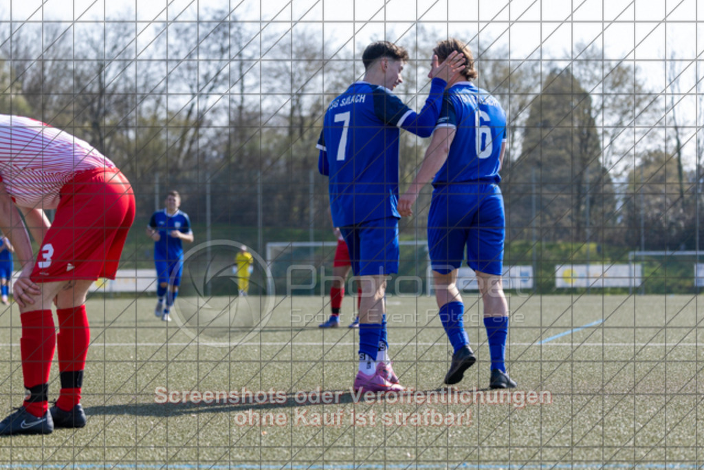 20260322_140041_0045 | #,TSG Salach (blau) vs. FTSV Bad Ditzenbach-Gosbach II (weiß-rot), Fussball, Kreisliga B10 - Bezirk Neckar/Fils, 20. Spieltag, Saison 2025/2026, Kunstrasenplatz, Staufenecker Straße, 73084 Salach, 22.03.2026 - 13:00 Uhr,Foto: PhotoPeet / Event- &amp; Sportfotografie / Peter Harich