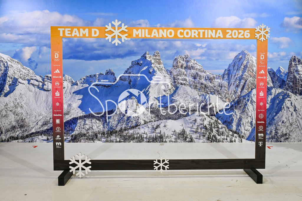 Einkleidung Team D Milano Cortina 2026 | Munich, GERMANY - 12. JANUARY: Impressionen von der Einkleidung des Teams D am 12.01.2026 in der MTC world of fashion in München