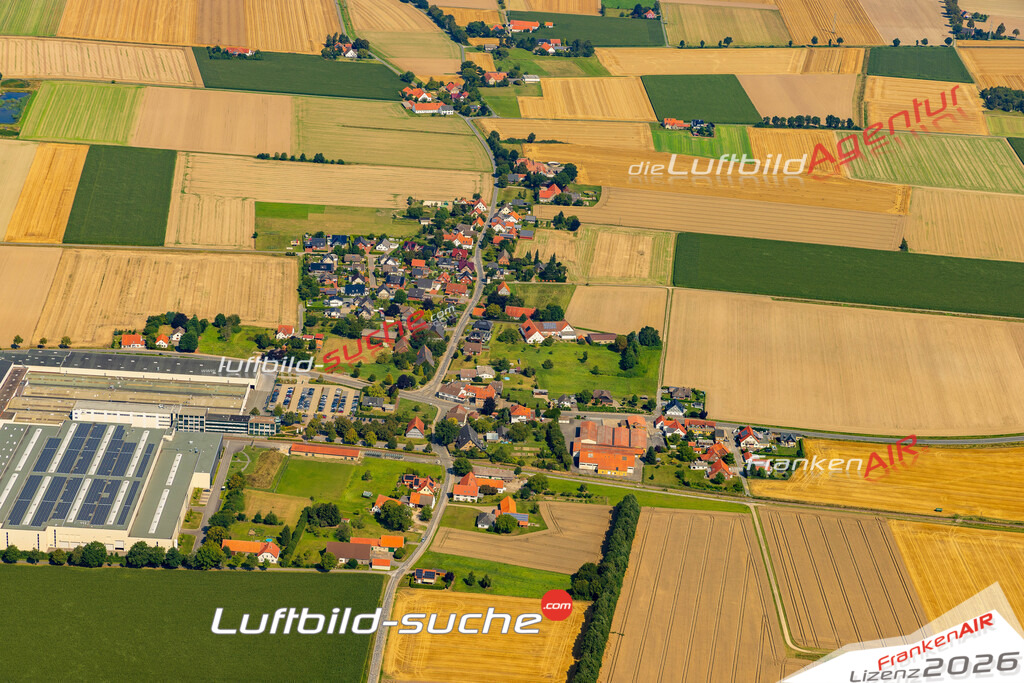 Dahlinghausen Bad Essen Bild- Das Luftbild wurde 2025 vom UL-Flugzeug heraus erstellt ( keine Drohne bzw. Drohnenaufnahme ) - Hochauflösende Luftaufnahme -Nicht vergleichbar mit Google Maps oder Satelittenbilder- Die Geschenkidee !Mit Lizenz und Bildrechte bestellbar - CC
