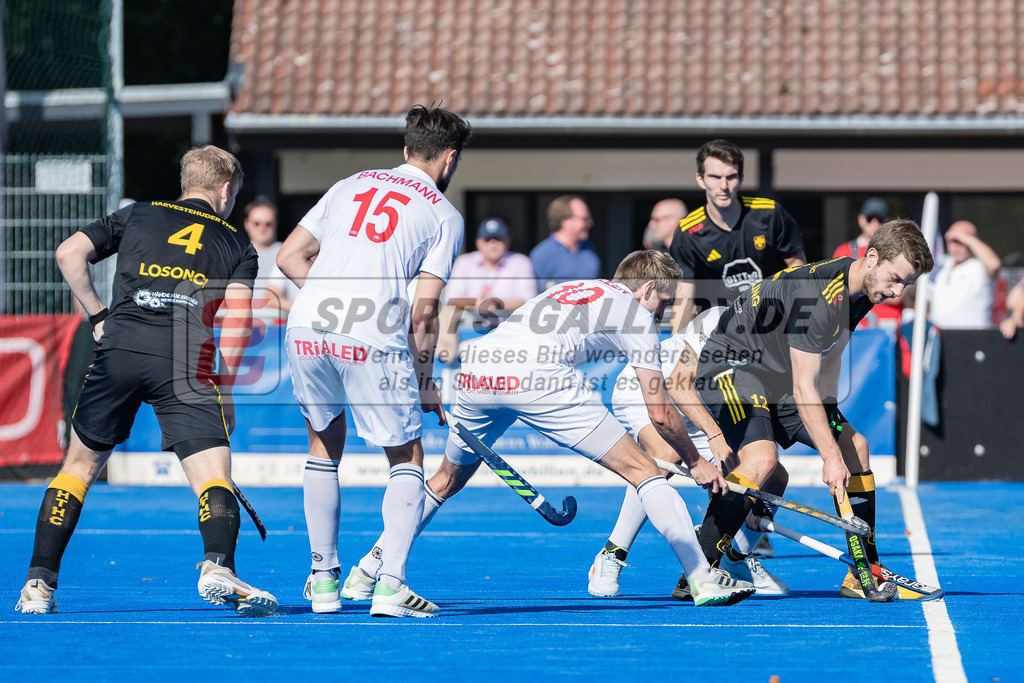 HK_20231001_105008 | 1.Bundesliga Herren Crefelder HTC - Harvestehuder THC am 1.10.2023 CHTC, Krefeld , Niklas Wellen ( Crefelder HTC 10 ) , Pöhling Anton (  Harvestehuder THC #12 )