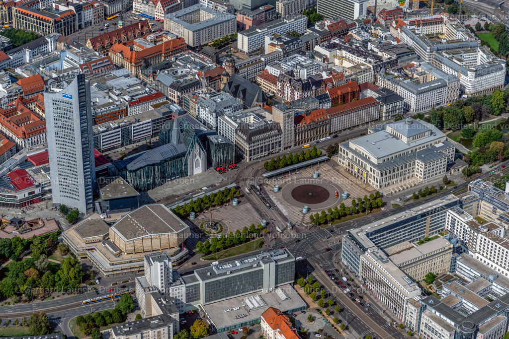 4039557 | LEIPZIG 14.09.2020 Stadtansicht des Innenstadtbereiches im Ortsteil Zentrum in Leipzig im Bundesland Sachsen, Deutschland. Weiterführende Informationen bei: Stadt Leipzig. // City view on down town in the district Zentrum in Leipzig in the state Saxony, Germany. Further information at: Stadt Leipzig. Foto: Gerhard Launer