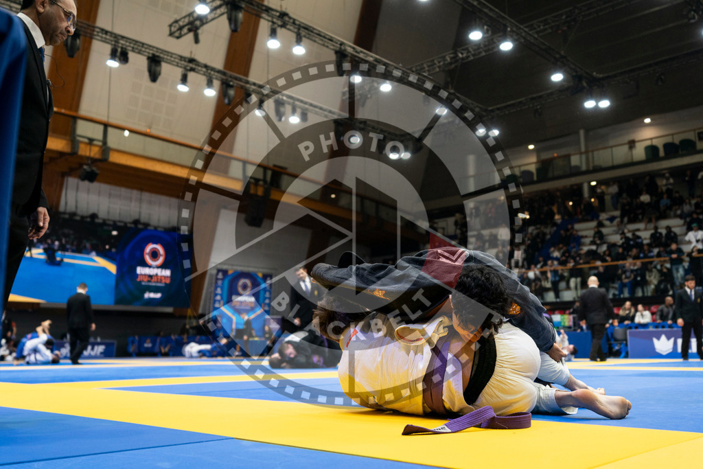 20240123PBB00344 | Fighters compete during the second day of the IBJJF European Championship in Paris, France, on January 23, 2024.