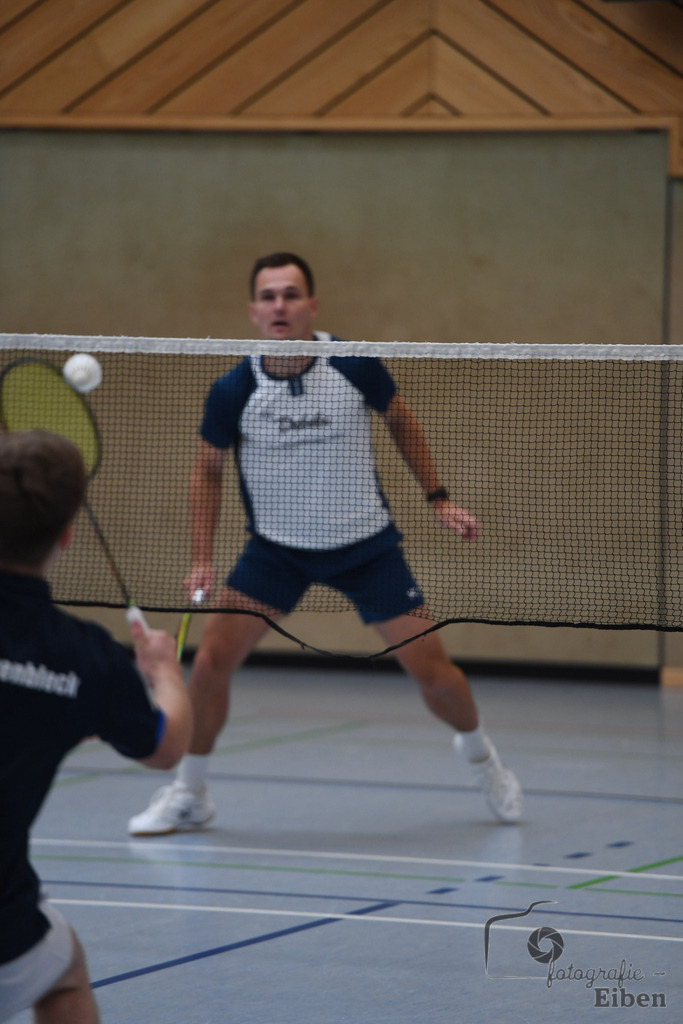 Badminton TV Metjendorf | Herren Doppel, Frank Juchim und Tim Struckenschneider; Badminton TV Metjendorf am 26.10.2025 in Metjendorf (Sporthalle Auf dem Kamp); Photo: Philip Eiben 2025 - Realisiert mit Pictrs.com